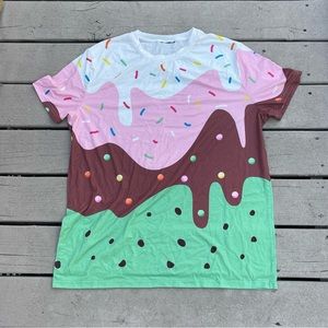 DISCONTINUED Moriah Elizabeth melted ice cream shirt.